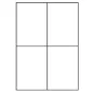 Preview: Universal Papier Etiketten, 105 x 148,5 mm