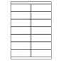 Preview: Universal Papier Etiketten, 105 x 39 mm