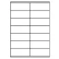 Preview: Universal Papier Etiketten, 105 x 41 mm