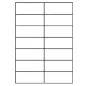 Preview: Universal Papier Etiketten, 105 x 42,4 mm