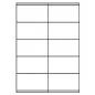 Preview: Universal Papier Etiketten, 105 x 57 mm