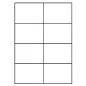 Preview: Universal Papier Etiketten, 105 x 74 mm