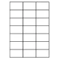 Preview: Universal Papier Etiketten, 70 x 42,4 mm