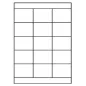 Preview: Universal Papier Etiketten, 70 x 50,8 mm