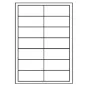 Preview: Universal Papier Etiketten, 95 x 40 mm