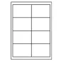 Preview: Universal Papier Etiketten, 97 x 67,7 mm
