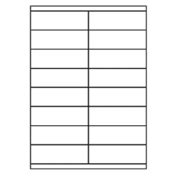 Universal Papier Etiketten, 105 x 35 mm