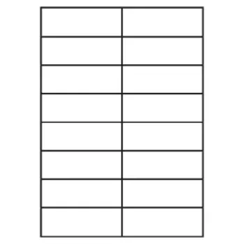 Universal Papier Etiketten, 105 x 37 mm