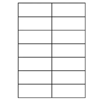 Universal Papier Etiketten, 105 x 42,4 mm