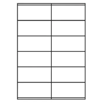 Universal Papier Etiketten, 105 x 48 mm
