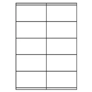 Universal Papier Etiketten, 105 x 57 mm