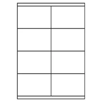 Universal Papier Etiketten, 105 x 70 mm