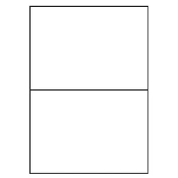Universal Papier Etiketten, 210 x 148,5 mm