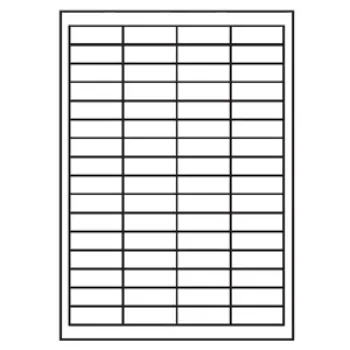 Universal Papier Etiketten, 48,5 x 16,9 mm