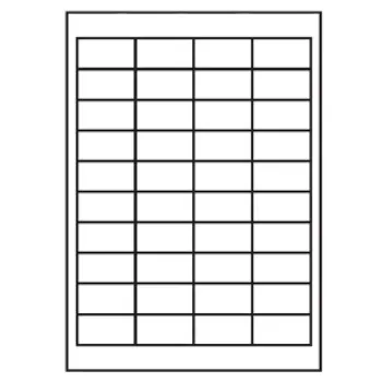 Universal Papier Etiketten, 48,5 x 25,4 mm