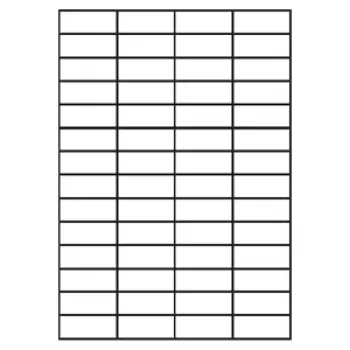 Universal Papier Etiketten, 48,5 x 25,4 mm