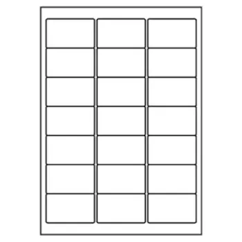 Universal Papier Etiketten, 63,5 x 38,1 mm