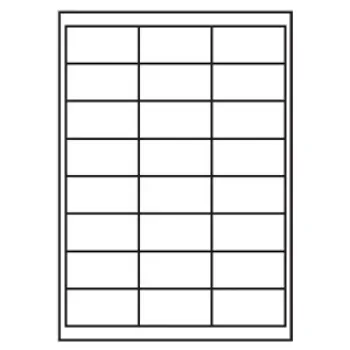 Universal Papier Etiketten, 63,5 x 46,6 mm