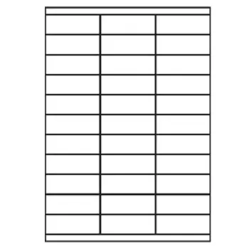 Universal Papier Etiketten, 70 x 25,4 mm