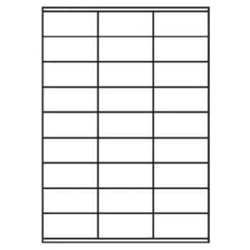 Universal Papier Etiketten, 70 x 29,7 mm