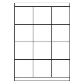 Universal Papier Etiketten, 70 x 67,7 mm