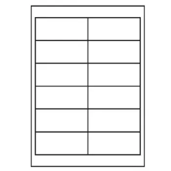 Universal Papier Etiketten, 97 x 42,3 mm