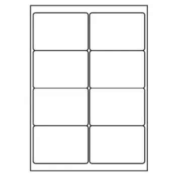Universal Papier Etiketten, 99,1 x 67,7 mm