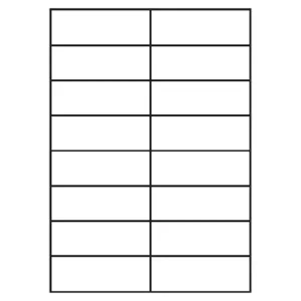 Universal Papier Etiketten, 105 x 37 mm