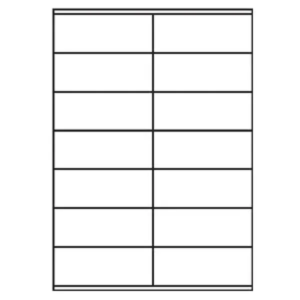 Universal Papier Etiketten, 105 x 41 mm