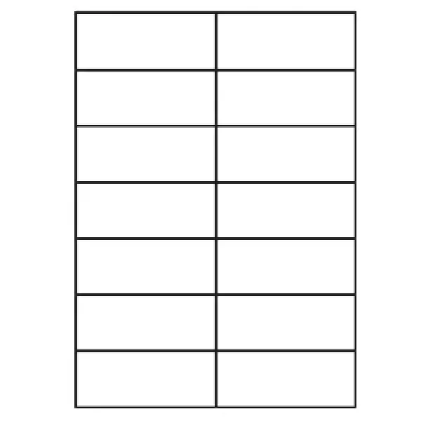 Universal Papier Etiketten, 105 x 42,4 mm
