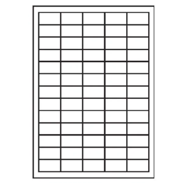 Universal Papier Etiketten, 38,1 x 21,2 mm