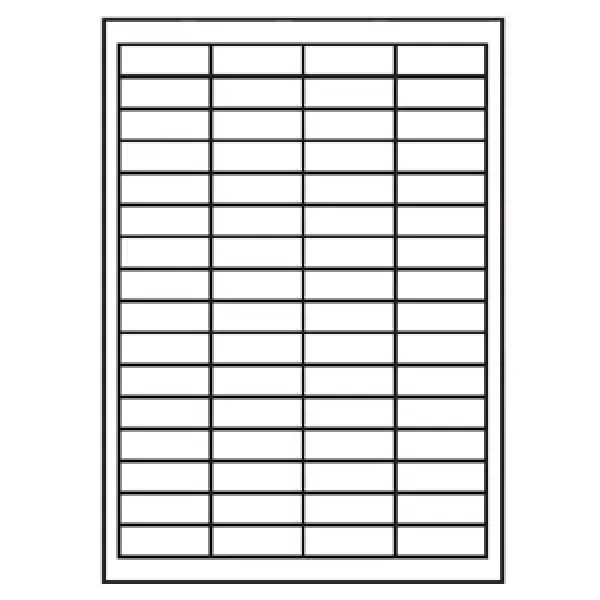 Universal Papier Etiketten, 48,5 x 16,9 mm