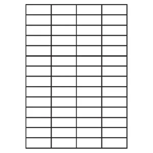 Universal Papier Etiketten, 48,5 x 25,4 mm
