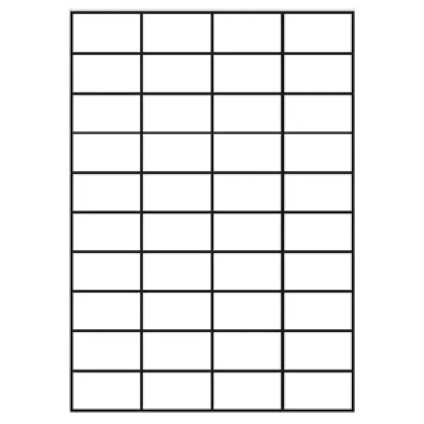 Universal Papier Etiketten, 52,5 x 29,7 mm