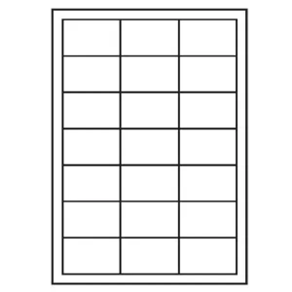 Universal Papier Etiketten, 63 x 39,5 mm