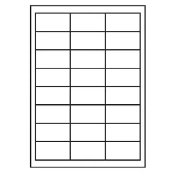 Universal Papier Etiketten, 63,5 x 46,6 mm