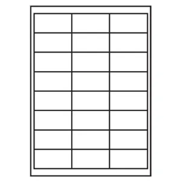 Universal Papier Etiketten, 63,5 x 46,6 mm