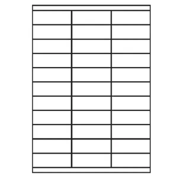 Universal Papier Etiketten, 70 x 25,4 mm