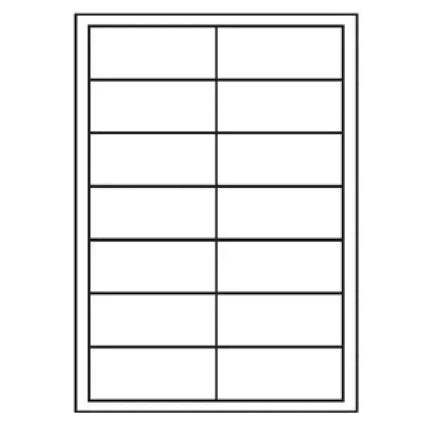 Universal Papier Etiketten, 95 x 40 mm