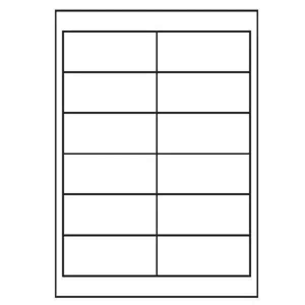 Universal Papier Etiketten, 97 x 42,3 mm