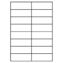 Universal Papier Etiketten, 105 x 37 mm