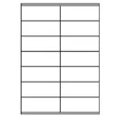 Universal Papier Etiketten, 105 x 41 mm