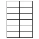 Universal Papier Etiketten, 105 x 48 mm