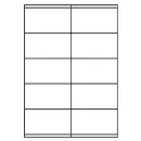 Universal Papier Etiketten, 105 x 57 mm