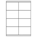 Universal Papier Etiketten, 105 x 70 mm