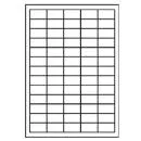 Universal Papier Etiketten, 38,1 x 21,2 mm