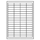 Universal Papier Etiketten, 48,5 x 16,9 mm