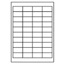 Universal Papier Etiketten, 48,5 x 25,4 mm