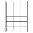 Universal Papier Etiketten, 63,5 x 46,6 mm