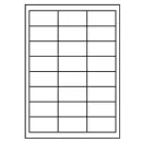 Universal Papier Etiketten, 63,5 x 46,6 mm